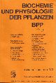 Biochemie und Physiologie der Pflanzen  Biochemie und Physiologie der Pflanzen 185.Band 1989 Heft 1/2 bis 5/6 