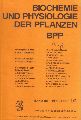 Biochemie und Physiologie der Pflanzen  Biochemie und Physiologie der Pflanzen 184.Band 1989 Heft 1/2 bis 5/6 