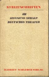 Skraup,Siegmund  Deutsches Theater 