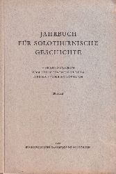 Historischer Verein des Kantons Solothurn (Hsg.)  Jahrbuch fr Solothurnische Geschichte 39. Band 1966 (1 Band) 