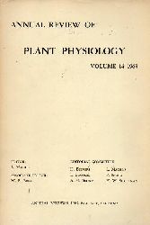 Annual Reviews of Plant Physiology  Volume 14 / 1963 