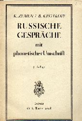 Zemen,K.+B.Krotkopff  Russische Gesprche mit phonetischer Unterschrift 