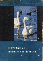 Beitrge zur Tierwelt der Mark  Band I-IV 