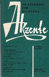 Akzente  Zeitschrift fr Dichtung.Heft 4.August 1959 