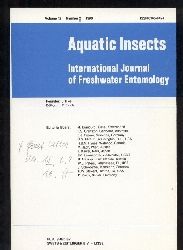 Aquatic insects  Aquatic insects Vol. 12 Number 1-4, 1990 (4 Hefte) 