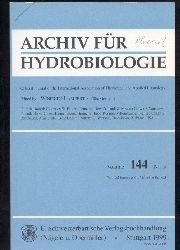 Archiv fr Hydrobiologie  Archiv fr Hydrobiologie Vol. 144, No. 1-4 (4 Hefte) 