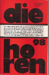 die horen  die horen 20.Jahrgang 1975, Band 3, Ausgabe 98 