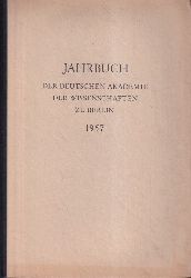 Deutsche Akademie der Wissenschaften zu Berlin  Jahrbuch 1957 