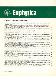 Euphytica  Euphytica Volume 39, 1988 No. 1 bis 3 (3 Hefte) 