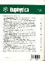 Euphytica  Euphytica Volume 44, 1989 No. 1-2 und 3 (2 Hefte) 