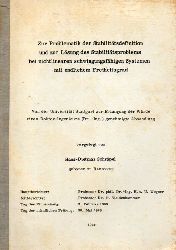 Schrpel,Hans-Dietmar  Zur Problematik der Stabilittsdefinition und zur Lsung des 