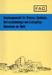 FAG Forschungsanstalt fr Weinbau, Gartenbau  Informationsschrift 1977 