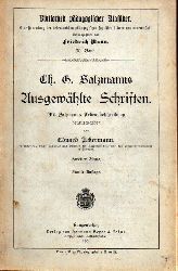 Ackermann,Eduard (Hsg.)  Ch.G.Salzmanns ausgewhlte Schriften Zweiter Band 