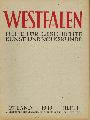 Westfalen  Westfalen 27. Band 1948 Hefte 1 bis 3 (3 Hefte) 