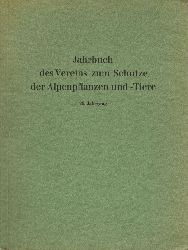 Verein zum Schutze der Alpenpflanzen und -Tiere  Jahrbuch des Vereins zum Schutze der Alpenpflanzen und -Tiere 