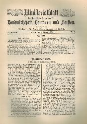 Ministerialblatt der Preuischen Verwaltung  fr Landwirtschaft, Domnen und Forsten 28.Jahrgang 1932 