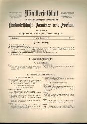 Ministerialblatt der Kniglich Preuischen  Verwaltung fr Landwirtschaft, Domnen und Forsten 4.Jahrgang 1908 