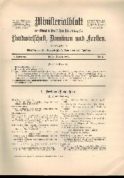 Ministerialblatt der Kniglich Preuischen  Verwaltung fr Landwirtschaft, Domnen und Forsten 5.Jahrgang 1909 