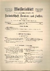 Ministerialblatt der Kniglich Preuischen  Verwaltung fr Landwirtschaft, Domnen und Forsten 3.Jahrgang 1907 
