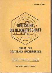 Deutsche Bienenwirtschaft  6.Jahrgang 1955 Heft 10 (1 Heft) 