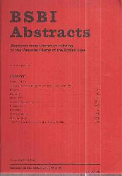 The Botanical Society of the British Isles  BSBI Abstracts Part 24 August 1994 