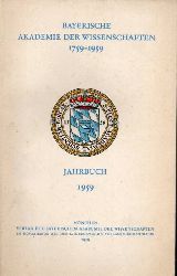 Bayerische Akademie der Wissenschaften  Jahrbuch 1959 
