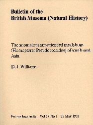 Williams,D.J.  The anomalous ant-attended mealybugs (Homoptera: Pseudococcidae) 