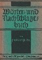 Prve,H.  Wrter- und Nachschlagebuch 