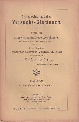 Fingerling,Gustav (Hsg.)  Die Landwirtschaftlichen Versuchsstationen Band XCIII 1919 