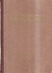 MIBA Miniaturbahnen  MIBA Miniaturbahnen Band II 1950 Heft 1 bis 13 (1 Band) komplett 