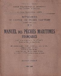 Manuel des peches maritimes francaises,Fasc.1  Memoires de l