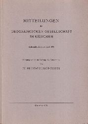 Zimpel,Heinz-Gerhard  Mitteilungen der Geographischen Gesellschaft in Mnchen 66.Band 1981 