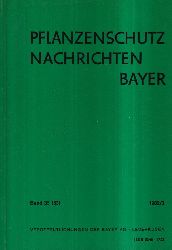 Bayer AG (Hsg.)  Pflanzenschutz Nachrichten Bayer 35.(53.) Jahrgang 1982 Heft 3 