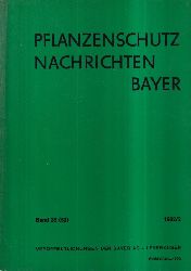 Bayer AG (Hsg.)  Pflanzenschutz Nachrichten Bayer 35.(53.) Jahrgang 1982 Heft 1+2 