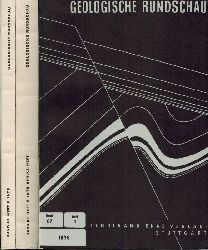 Geologische Rundschau  Geologische Rundschau 67.Band 1978 Heft 1 bis 3 (3 Hefte) 