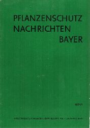 Bayer AG (Hsg.)  Pflanzenschutz Nachrichten Bayer 27.Jahrgang 1974 Hefte 1 und 2 