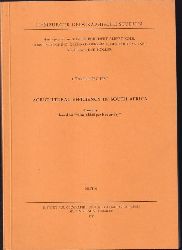 Hamburger Geogr. Studien H. 39  G.Borchert, Agricultural Efficiency in South Africa.  