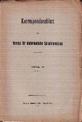 Verein fr niederdeutsche Sprachforschung  Korrespondenzblatt des Vereins Jahrgang 1942, Heft 55 (1 und 2 Teil) 