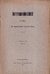 Verein fr niederdeutsche Sprachforschung  Korrespondenzblatt des Vereins Jahrgang 1951, Heft 58 