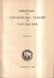 Heineck,Friedrich (Hsg.)  Jahrbcher des Nassauischen Vereins fr Naturkunde Band 94 