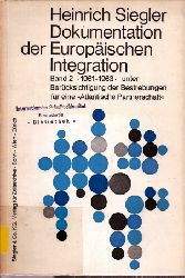 Siegler,Heinrich  Dokumentation der Europischen Integration 1961-1963 unter 