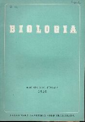 Slovenska Akademia Vied  Biologia Rocnik VIII, Cislo 2, 1953 