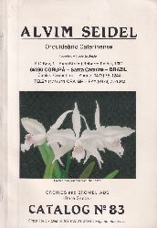 Alvim Seidel Orquideario Catarinense  Catalog No. 83 Orchids and Bromeliads - Rare Seeds - 