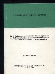 Gondolf,Norbert  Der Einflu exogen applizierter Wachstumsregulatoren auf die Ertrags- 