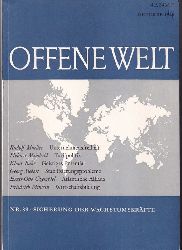 Offene Welt Nr. 89  Sicherung der Wachstumskrfte 