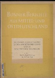 Meimberg,Rudolf+Franz Rupp  Die ffentlichen Finanzen in der sowjetischen Zone und im Sowjetsektor 