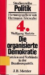 Rudzio,Wolfgang  Die organisierte Demokratie - Parteien und Verbnde in der 