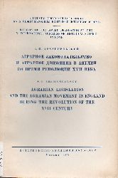 Archangelsky,S.I.  Agrarian Legislation and the Agrarian Movement in England during 