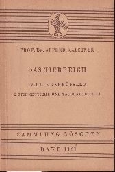 Kaestner,Alfred  Das Tierreich(IV.Gliederfssler) 