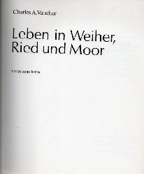 Vaucher,Charles A.  Leben in Weiher, Ried und Moor 